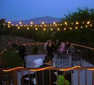 Solar Outdoor Christmas Fairy Lights LED Garland G40 Bulbs String Light Dimmable Remote Control Wedding Decoration for Garden